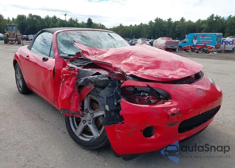 2006 Mazda Mx-5 Touring из США, поврежденный, VIN JM1NC25F760122210